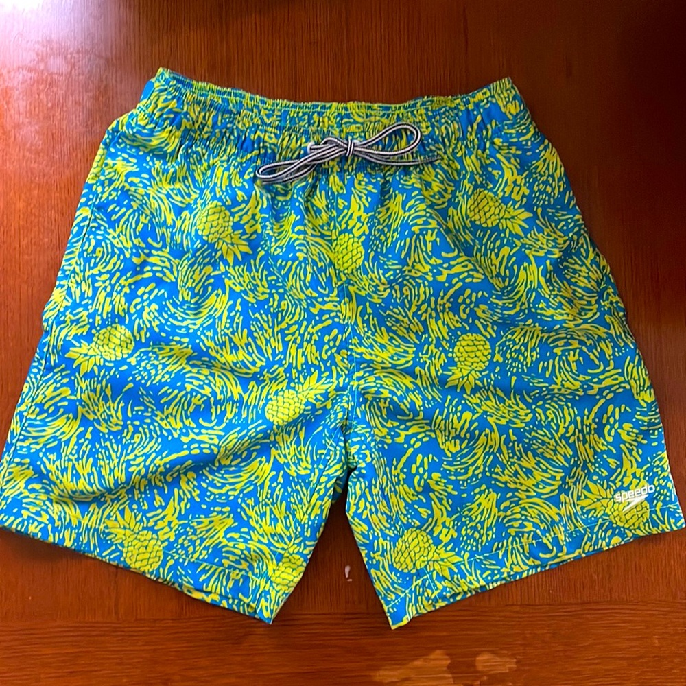 Speedo swim trunks pineapples